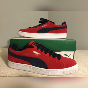 Puma Suede Classic Red X Blue Mix (Size 8)